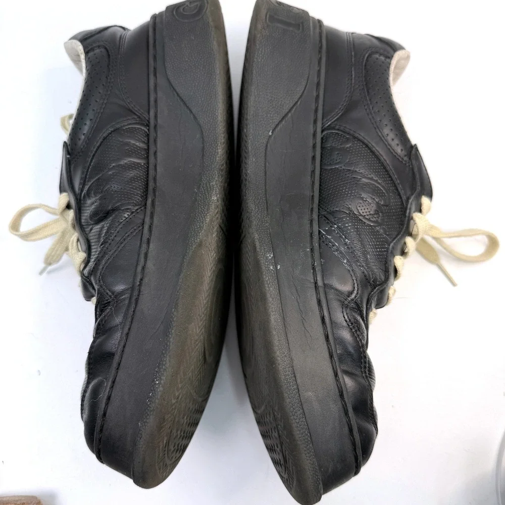 Gucci GG Embossed Sneaker Mens 9.5 US 9 UK Black Designer Luxury Streetwear - Picture 8 of 14